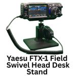 Yaesu FTX-1 Field Swivel Head Desktop Stand/Holder with Integrated Mic Holder
