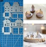 Metal Cutting Dies House Scrapbooking Paper Card Crafts Embossing Stencils Mould