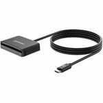 Manhattan Usb-C Contact Smart Card Reader With Microsd Slot Usb Type-C Male To C