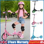 Kids Scooter with Adjustable Handlebar, Big Wheel Kick Scooter for 6-12