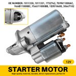 Starter Motor For Ford Fiesta MK7 1.25 +Line Original 0018882 1004565 1004566