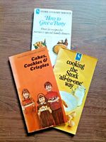 3 Vintage Stork Cookery Pamphlets – Recipe Books – Cakes, Party & Cooking
