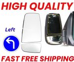Upper & Lower Mirror Glass For Ford Transit MK8 2014+ Passenger Side Left Hand