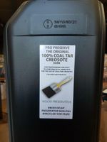25L DARK BROWN, ORIGINAL CREOSOTE, 100% COAL TAR, FOR PROFESSIONAL USE ONLY