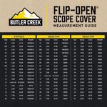 Butler Creek Flip Open Cover  Objective and Eye piece covers , Spring loaded