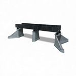 OO Gauge Iron Girder Bridge 1:76 Model Railway Scenery Unpainted Kit