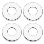 x4 pcs Shower Pipe Covers 26mm Tap Cover Collar Stainless Steel Tall Hole Cover