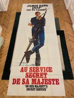 On Her Majesty's Secret Service Original 1969 French Film Poster James Bond 007