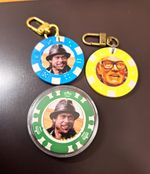 Snatch Movie Key Rings & Fridge Magnet Mickey & Brick Top