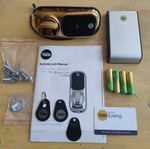 Yale Keyless Connected Door Lock - Polished Brass - No Key Needed, Lock/Unlock