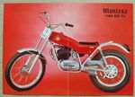 MONTESA COTA 123/74 Motorcycles Sales Specification Leaflet 1974 Spanish Text