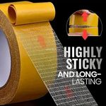 Extra Strong Double Sided Tape Heavy Duty Waterproof Adhesive Mesh Grid Tape
