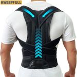 Adjustable Posture Corrector Back Brace for Men & Women Lumbar Support Belt