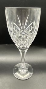 Royal Doulton Cut Crystal ‘STRATFORD’ Large Wine Glass / Goblet Signed