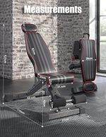 Adjustable Weight Bench Gym Fitness Foldable Incline Decline For Home Workout