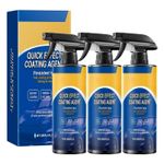 3pc Advanced Car Quick-Acting Coating Agent Spray, 120ml Quick Effect...