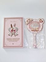 Flower Knows Sweetie Bear Collection Cream Pink Mirror Hand Mirror