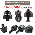 16mm to 55 mm Q.Max Sheet Metal Punch Hole Punch Cutting neat holes