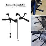 Forward Controls Levers Linkages Foot Peg For Harley 04-13 Sportster 883 1200 48