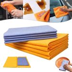 8Pcs Ultra-Absorbent Miracle Cleaning Shammy Multi-Purpose Rags Towels Cloth UK