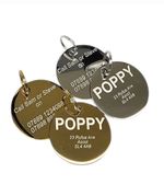 Personalised Engraved Dog Tag ID /  Double Sided Dog Cat Pets Name Identity