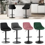 WOLTU 1/2/4x Adjustable Breakfast Bar Stools Swivel Gas Lift Chair Dining Stools