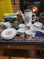 vintage Swinnertons 1950s Retro Coffee Cup and Saucer Set