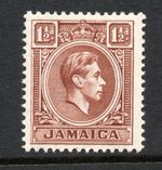 Jamaica 1938-52 1½d Brown SG 123 Mnh.