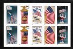 US 2003 Old Glory flag booklet block of 10 pane SG 4278-4282 MNH mint E039