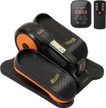 BSJ BESTGYM Under Desk Elliptical Machine Portable Pedal Exerciser with Remote C