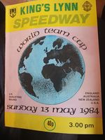 England v Australia/Usa/New Zealand @ Kings Lynn 13/5/84 Results Written In Good