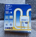 ORBIS 16W 2-Pin Square CFL Energy Saving Lamp Bulb Warm White 800-999lm