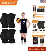 Volleyball Knee Pads, Knee Pads Volleyball Girls 2 Pairs, Knee Pads for Women...