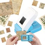Rectangular Postage Stamp Punch1X0.8Inch, Portable Scrapbooking Squares Stamp Pu