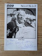Genuine dedicated, hand signed 6x4 photo of Rose Hill, from Allo Allo.
