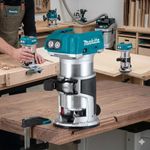 Makita DRT50ZX4 LXT 18 V Brushless 1/4" Router (Body Only) Free shipping UK