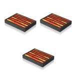 3Pcs Graphite Casting Molds Durable for Furnace Metal Melting Gold Silver Copper