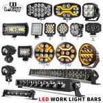 LED Work Light Bar Flood Spot Lights Driving Offroad Car Truck SUV 4x4 ATV 12V