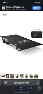 Sportneer Camp Bed Extra Wide Lightweight Cot Travel Camping