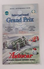 RAC 1st International Grand Prix Silverstone 1948 Souvenir Edition Charity Sale