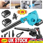 Cordless Leaf Blower Home Garden Snow Air Dust Suction Vacuum Battery Electric
