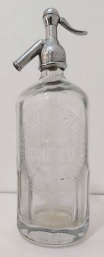 Antique Metal Top Wadsworth & Sons Cambridge Soda Syphon In Good Condition