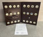 Windsor Mint Famous Ships of the World 24 Gold Plated Coin Box Set