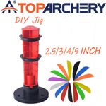 50PCS Archery Arrow Vanes Wing 2.5" 3" 4" 5" Fletches OR DIY Fletching Jig Tool