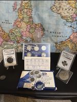 US Coin Collector Bundle | 2004 Proof Set, Silver Coin & Collectables