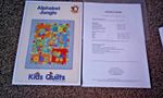 Kids Quilts Ltd - Alphabet Jungle - quilt kit design 112 cm x 132cm