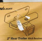 NLight 2 Rear Trailer Hitch 2 Receiver 2 Inch Ball Mount Tow Hitch 2 Inch
