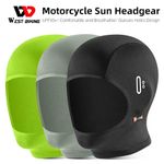WEST BIKING UV Protection Cycling Motorcycle Headgear Helmet Liner Sun Cap Hat