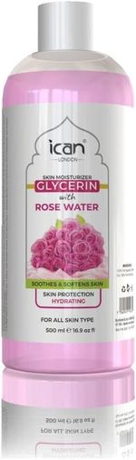 ican london Glycerin with Rose Water 500ml