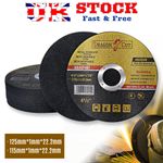Pro Ultra Thin 1mm Metal Cutting Slitting Discs Pack 115/125mm For Angle Grinder